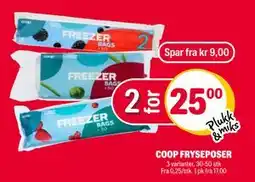 Coop Extra COOP FRYSEPOSER, NOK 25 tilbud