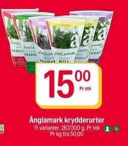 Coop Extra Änglamark krydderurter, NOK 15 tilbud