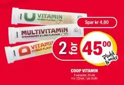Coop Extra COOP VITAMIN, NOK 45 tilbud