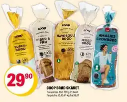 Coop Extra COOP BRØD SKÅRET, NOK 29.9 tilbud