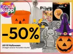 Gigaboks Alt til Halloween tilbud