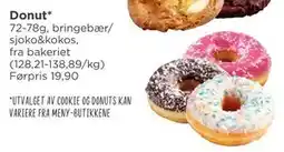 Meny Donut, NOK 10 tilbud