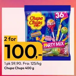 Gigaboks Chupa Chups 400 g, NOK 100 tilbud
