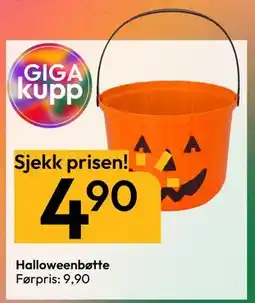 Gigaboks Halloweenbøtte, NOK 4.9 tilbud
