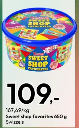 Gigaboks Sweet shop favorites 650 g, NOK 109 tilbud