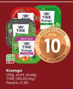 Meny Kremgo, NOK 10 tilbud