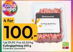 Gigaboks Kyllingkjøttdeig 400 g, NOK 100 tilbud