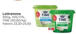 Meny Lettrømme, NOK 15 tilbud