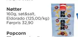 Meny Nøtter, NOK 20 tilbud