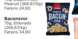 Meny Baconsvor, NOK 20 tilbud