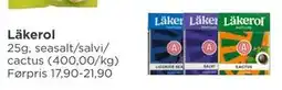 Meny Läkerol, NOK 10 tilbud