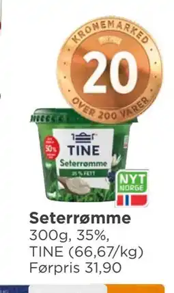 Meny Seterrømme, NOK 20 tilbud