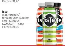 Meny Iste, NOK 15 tilbud