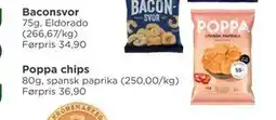 Meny Poppa chips, NOK 20 tilbud
