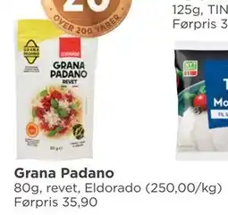 Meny Grana Padano, NOK 20 tilbud