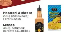Meny Macaroni & cheese, NOK 20 tilbud