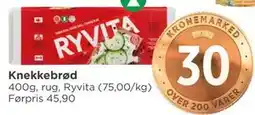Meny Knekkebrød, NOK 30 tilbud