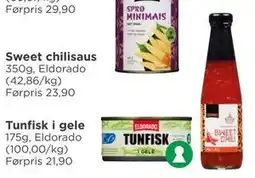 Meny Sweet chilisaus, NOK 15 tilbud