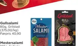 Meny Gullsalami, NOK 30 tilbud