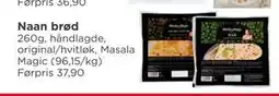 Meny Naan brød, NOK 25 tilbud