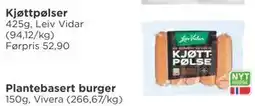 Meny Kjøttpølser, NOK 40 tilbud