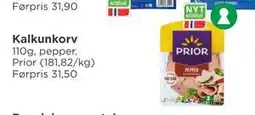 Meny Kalkunkorv, NOK 20 tilbud