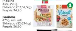 Meny Granola, NOK 25 tilbud