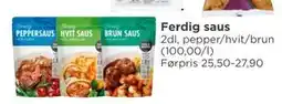 Meny Ferdig saus, NOK 20 tilbud