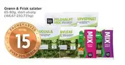 Meny Grønn & Frisk salater, NOK 15 tilbud