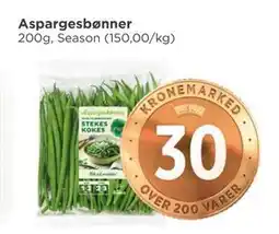 Meny Aspargesbønner, NOK 30 tilbud