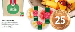 Meny Frisk snacks, NOK 25 tilbud