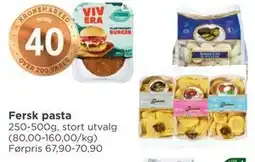 Meny Fersk pasta, NOK 40 tilbud