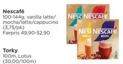 Meny Nescafé, NOK 30 tilbud