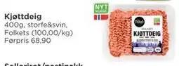 Meny Kjøttdeig, NOK 40 tilbud