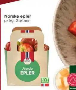 Meny Norske epler, NOK 25 tilbud