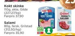 Meny Salami, NOK 25 tilbud