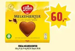 Coop Prix FREIA MELKEHJERTER, NOK 60 tilbud