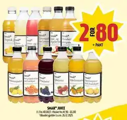 Coop Prix SMAK* JUICE, NOK 80 tilbud