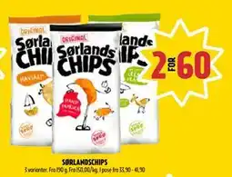 Coop Prix SØRLANDSCHIPS, NOK 60 tilbud