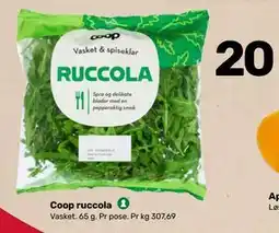 Matkroken Coop ruccola, NOK 20 tilbud