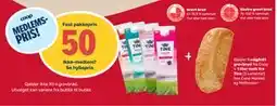 Matkroken 1 valgfritt grovbrød fra Coop + 1 liter melk fra Tine, Medlemspris tilbud