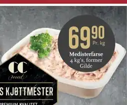 CC Mat Medisterfarse , former Gilde tilbud
