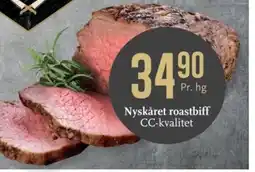 CC Mat Nyskåret roastbiff CC-kvalitet tilbud