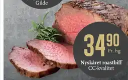 CC Mat Nyskåret roastbiff CC-kvalitet tilbud