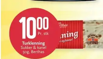 CC Mat Turklenning Sukker & kanel , Berthas tilbud