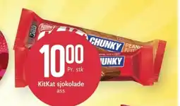 CC Mat KitKat sjokolade ass tilbud