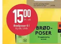 CC Mat Brødposer 65 stk, Unik tilbud