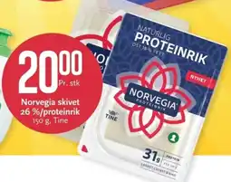CC Mat Norvegia skivet 26 %/proteinrik , Tine tilbud