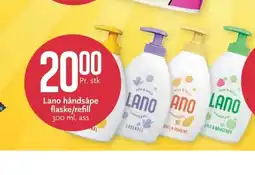 CC Mat Lano håndsåpe flaske/refill , ass tilbud