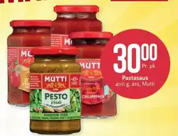 CC Mat Pastasaus , ass, Mutti tilbud